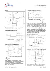 BTS550PE3146HKSA1 Datasheet Page 8