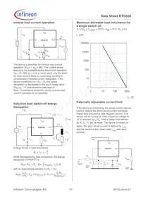 BTS550PE3146HKSA1 Datasheet Page 10