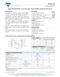 DG2519EDQ-T1-GE3 Datenblatt Cover