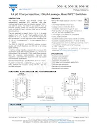 DG612EEY-T1-GE4數據表 封面