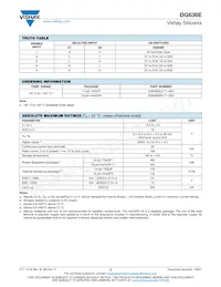 DG636EEQ-T1-GE4 Datenblatt Seite 2