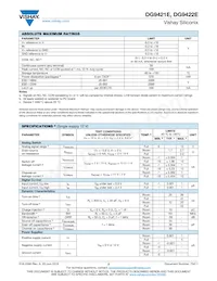 DG9422EDV-T1-GE3 Datasheet Page 2