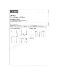 DM74S11N Datenblatt Cover