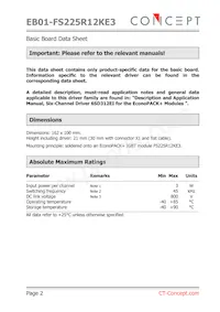 EB01-FS225R12KE3 Datasheet Pagina 2