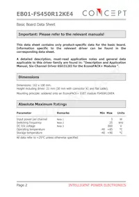 EB01-FS450R12KE4 Datasheet Page 2