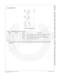 FSA3230UMX Datasheet Page 3