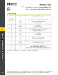 HMC820LP6CETR Datasheet Pagina 7
