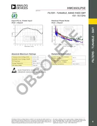 HMC893LP5E Datasheet Page 6