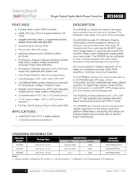 IR3563BMMS07TRP Datasheet Copertura