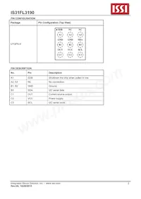 IS31FL3190-UTLS2-TR Datasheet Pagina 2