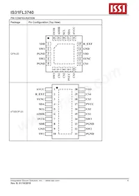 IS31FL3740-QFSL4-TR Datasheet Page 4