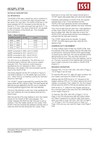 IS32FL3738-ZLA3 Datasheet Pagina 10