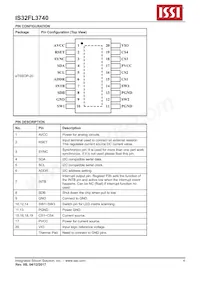 IS32FL3740-ZLA3 Datasheet Page 4