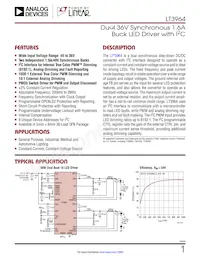 LT3964HUHE#TRPBF Datenblatt Cover