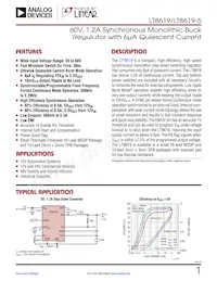 LT8619IMSE-5#TRPBF Datenblatt Cover