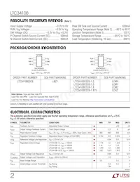 LTC3410BESC6-1.875 Datasheet Pagina 2