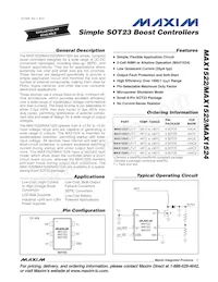 MAX1523EUT+TG05 Datenblatt Cover