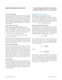 MAX16833BAUE/V+TQA Datasheet Pagina 15