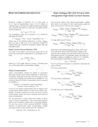 MAX16833BAUE/V+TQA Datasheet Page 17