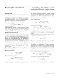 MAX16833BAUE/V+TQA Datasheet Page 20