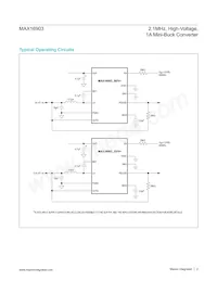 MAX16903SATB33+T Datasheet Pagina 2