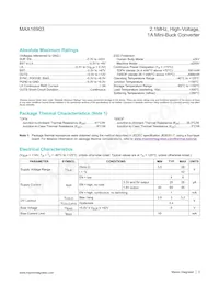 MAX16903SATB33+T Datasheet Pagina 3