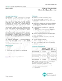 MAX16904SATB18/V+T Datasheet Copertura