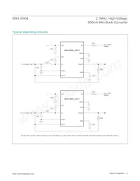 MAX16904SATB18/V+T Datasheet Pagina 2