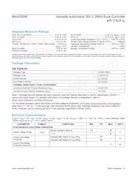 MAX20098ATEA/V+ Datenblatt Seite 5