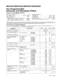 MAX263BC/D Datasheet Pagina 2