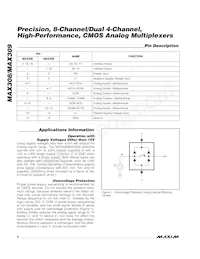 MAX308C/D Datasheet Pagina 6