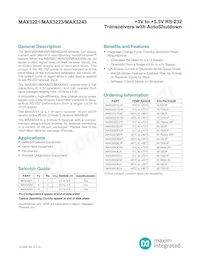 MAX3243EAI+TG51 Datasheet Copertura