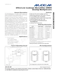 MAX328CPE+G002 Datenblatt Cover