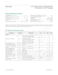 MAX3362EKA#TG15 Datasheet Pagina 2