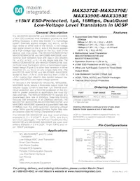 MAX3375EEBL+ Datasheet Copertura