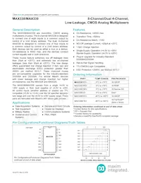 MAX338ETE-T數據表 封面