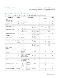 MAX338ETE-T Datasheet Pagina 3