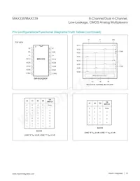 MAX338ETE-T Datasheet Pagina 10