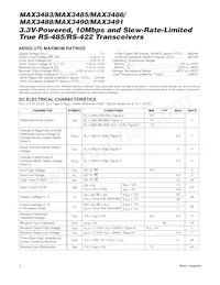 MAX3491ESD+TG069 Datenblatt Seite 2