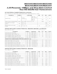 MAX3491ESD+TG069 Datasheet Page 3