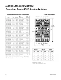 MAX392EPE+ Datasheet Pagina 10