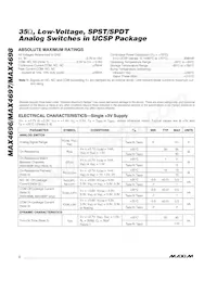 MAX4697EBT Datasheet Pagina 2