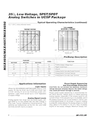 MAX4697EBT Datasheet Pagina 6