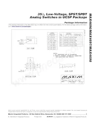 MAX4697EBT Datasheet Pagina 9