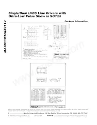 MAX9112EKA+G035 Datenblatt Seite 8