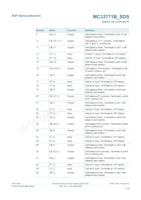 MC33771BTP1AER2 Datasheet Page 7