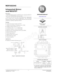 NCP302040MNTWG Datasheet Cover