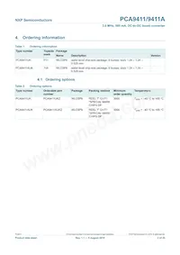 PCA9411UKZ Datasheet Pagina 2