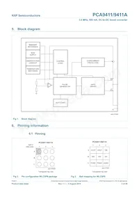 PCA9411UKZ數據表 頁面 3