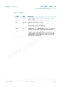 PCA9411UKZ Datasheet Pagina 4